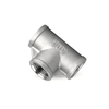 Stainless Steel Tee pipe fittings Equal diameter tee