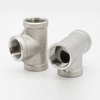 Equal diameter stainless steel tee Reducing stainless steel tee pipe fittings