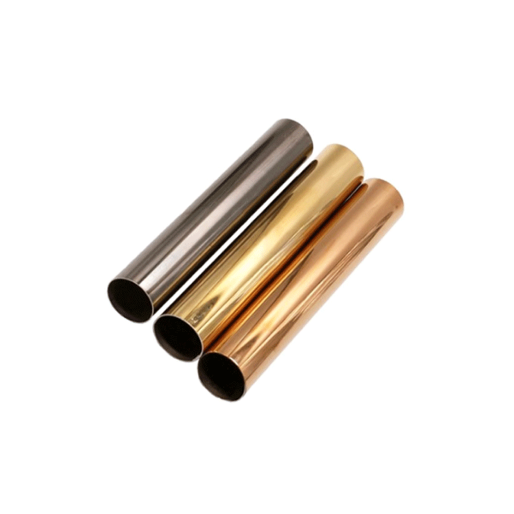 Color Stainless Steel tube Pipe Gold, Royal Blue