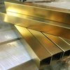 Color Stainless Steel Square Tube Pipe Gold