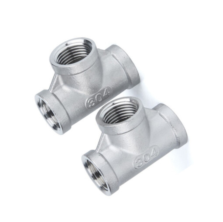 Stainless Steel Tee pipe fittings Equal diameter tee